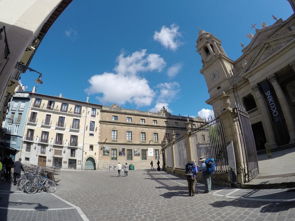 Plaza Catedral Hostel Pamplona Esterno foto