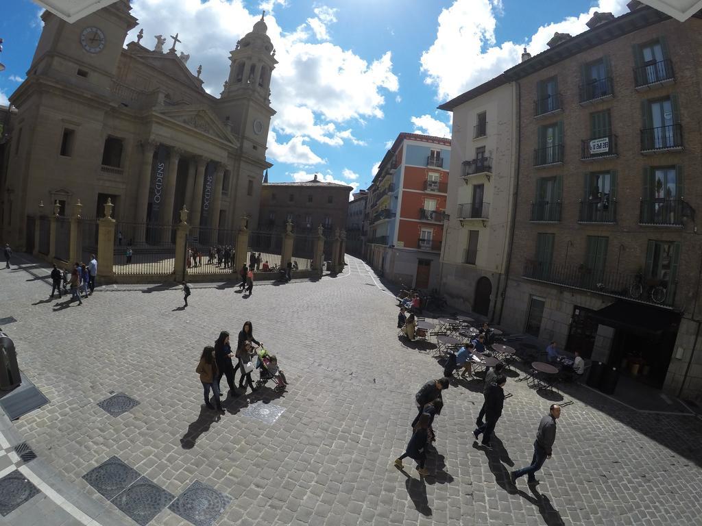 Plaza Catedral Hostel Pamplona Esterno foto